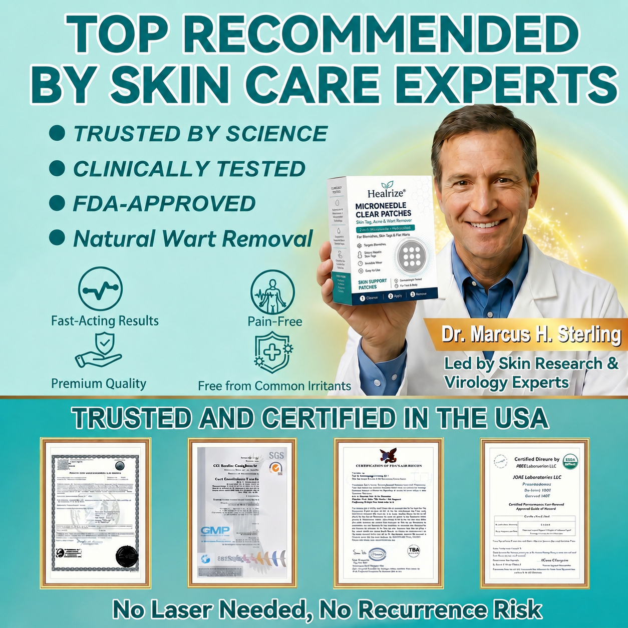 ✅🇺🇸𝐇𝐞𝒂𝒍𝗿𝗶𝙯𝙚®2-in-1 Microneedle & Hydrocolloid Patch👩‍⚕️| Removes Raised Moles, Acne, Flat Warts & Skin Tags | Helps Improve Wrinkles, Scars & Blemishes | Invisible Patches for Face & Body