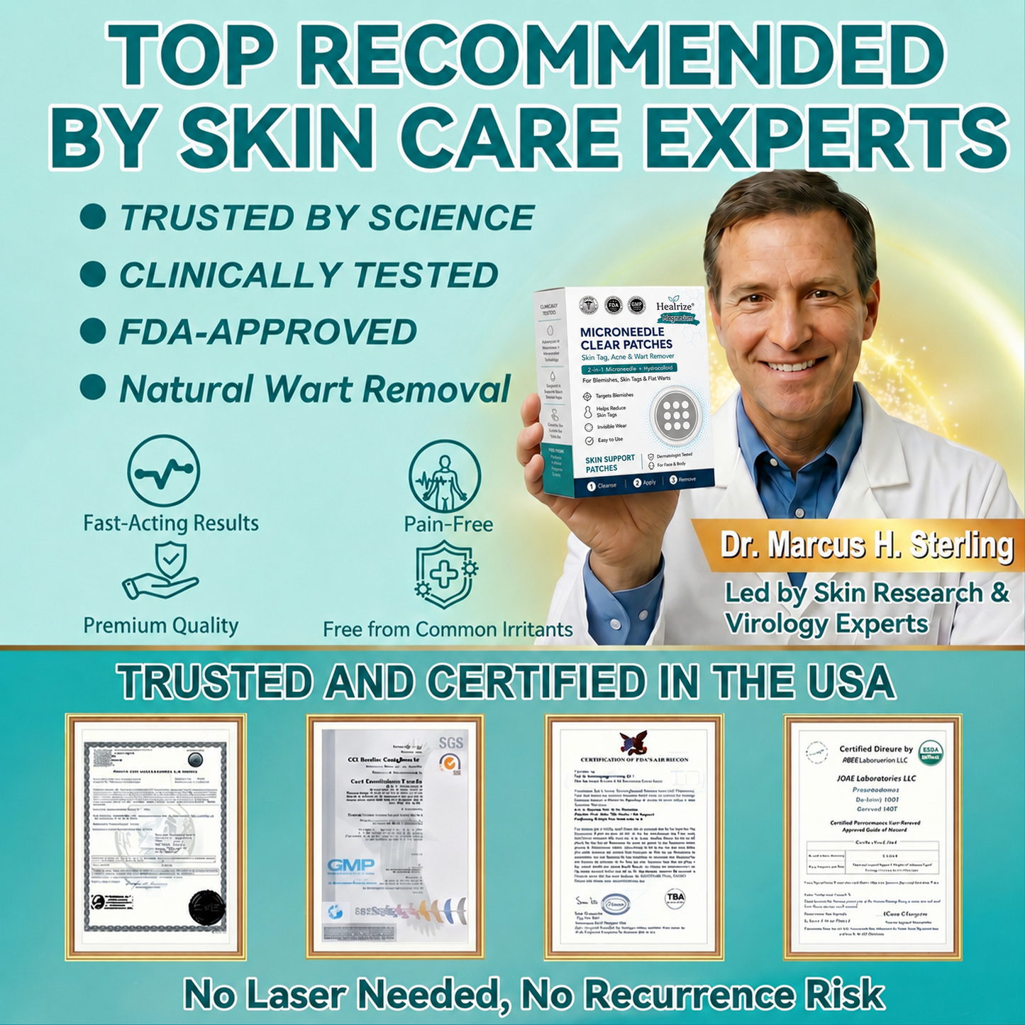 ✅🇺🇸𝐇𝐞𝒂𝒍𝗿𝗶𝙯𝙚®2-in-1 Microneedle & Hydrocolloid Patch🎀| Removes Raised Moles, Acne, Flat Warts & Skin Tags | Helps Improve Wrinkles, Scars & Blemishes | Invisible Patches for Face & Body