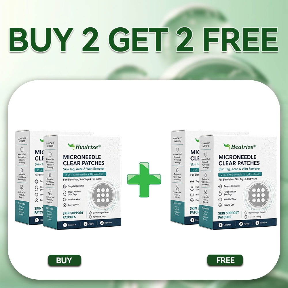 ✅🇺🇸𝐇𝐞𝒂𝒍𝗿𝗶𝙯𝙚®2-in-1 Microneedle & Hydrocolloid Patch👩‍⚕️| Removes Raised Moles, Acne, Flat Warts & Skin Tags | Helps Improve Wrinkles, Scars & Blemishes | Invisible Patches for Face & Body