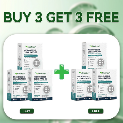✅🇺🇸𝐇𝐞𝒂𝒍𝗿𝗶𝙯𝙚®2-in-1 Microneedle & Hydrocolloid Patch👩‍⚕️| Removes Raised Moles, Acne, Flat Warts & Skin Tags | Helps Improve Wrinkles, Scars & Blemishes | Invisible Patches for Face & Body