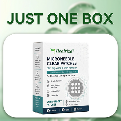 ✅🇺🇸𝐇𝐞𝒂𝒍𝗿𝗶𝙯𝙚®2-in-1 Microneedle & Hydrocolloid Patch👩‍⚕️| Removes Raised Moles, Acne, Flat Warts & Skin Tags | Helps Improve Wrinkles, Scars & Blemishes | Invisible Patches for Face & Body